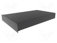 Enclosure: rack mounting; Standard: 19"; 2U; rack; Y: 711mm; X: 422mm HAMMOND