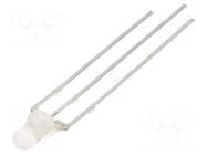 LED; red/yellow-green; 5mm; 60°; Front: convex; 1.8÷2.6/1.8÷2.6VDC OPTOSUPPLY