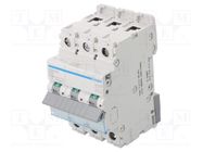 Circuit breaker; 230/400VAC; Inom: 16A; Poles: 3; Charact: B; 10kA HAGER