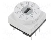 Encoding switch; DEC/BCD; Pos: 10; THT; Rcont max: 80mΩ; P65 PTR HARTMANN