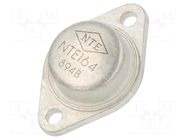 Transistor: NPN; bipolar; 700V; 1A; 50W; TO3 NTE Electronics