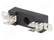 Fuse holder; 6.3x25mm; -20÷85°C; 13A; UL94V-0; 250V BULGIN