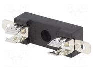 Fuse holder; 6.3x25mm; -20÷85°C; 13A; UL94V-0; 250V BULGIN