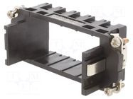 Frame for modules; female; size E16; C146,heavy|mate M AMPHENOL