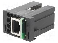 Connector: HDC; module; female; C146,heavy|mate M; PIN: 4; 4+RJ45 AMPHENOL