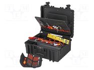 Kit: general purpose; for electricians; Robust34; case; 26pcs. KNIPEX