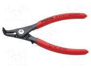 Pliers; for circlip; external; 10÷25mm; Pliers len: 140mm; angular KNIPEX