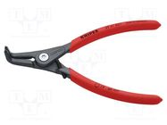 Pliers; for circlip; external; 19÷60mm; Pliers len: 180mm; angular KNIPEX