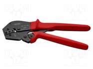 Tool: for crimping; insulated solder sleeves; 10mm2,16mm2,25mm2 KNIPEX