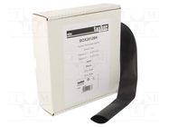 Heat shrink sleeve; glueless; 2: 1; 25.4mm; L: 5m; black TASKER