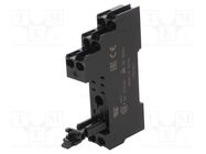 Socket; for DIN rail mounting; screw terminals; G2R-2-S OMRON