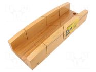 Mitre chest; L: 350mm; W: 76mm; wood STANLEY