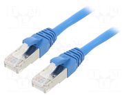 Patch cord; ETHERLINE® Cat.6a,S/FTP; 6a; stranded; Cu; LSZH; blue LAPP