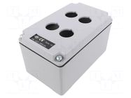Enclosure: for remote controller; 22mm; IP65; X: 92mm; Y: 152mm ILME