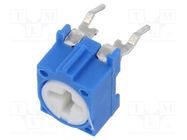 Potentiometer: mounting; single turn,horizontal; 10kΩ; 100mW PIHER