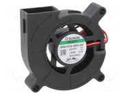 Fan: DC; blower; 12VDC; 60x60x15mm; 10.54m3/h; 37.7dBA; Vapo SUNON