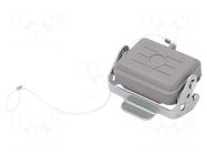 Protection cover; size E6; with latch; C146,heavy|mate; 44x27mm AMPHENOL