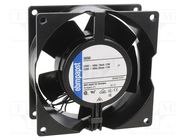 Fan: AC; axial; 230VAC; 92.5x92.5x38mm; 75m3/h; 36dBA; slide; 18AWG EBM-PAPST