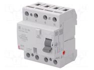 RCD breaker; Inom: 32A; Ires: 30mA; Poles: 4; 230V,400V; IP20; EFI ETI POLAM