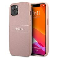 Guess GUHCP13SPSASBPI iPhone 13 mini 5.4&quot; pink/pink hardcase Saffiano Stripe, Guess