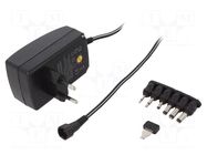 Power supply: switching; mains,universal,plug-in; 9VDC,; 1.5A MINWA ELECTRONICS