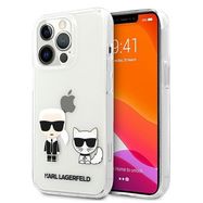 Karl Lagerfeld KLHCP13LCKTR iPhone 13 Pro / 13 6,1" hardcase Transparent Karl & Choupette, Karl Lagerfeld