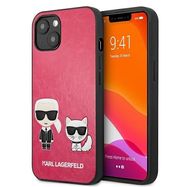 Karl Lagerfeld KLHCP13SPCUSKCP iPhone 13 mini 5,4" fuksja/fuchsia hardcase Ikonik Karl & Choupette, Karl Lagerfeld