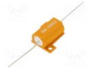 Resistor: wire-wound; with heatsink; 100Ω; 5W; ±5%; 50ppm/°C; axial SR PASSIVES