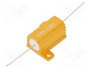 Resistor: wire-wound; with heatsink; 1.5Ω; 10W; ±5%; 50ppm/°C SR PASSIVES