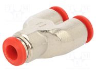 Push-in fitting; Y-Yap spliYYer; -0.99÷20bar; -20÷80°C AIGNEP