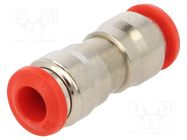 Push-in fitting; straight,inline splice; -0.99÷20bar; -20÷80°C AIGNEP