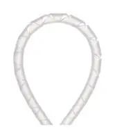 SPIRAL WRAP, PE, NATURAL, 0.25IN OD, 100FT
