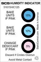 HUMIDITY INDICATOR CARD, 15%RH, ┬▒2.5%