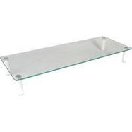 Glass 3 1/2? Laptop Table Stand with Post Supports