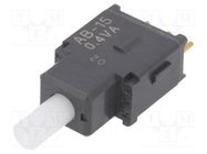 Switch: push-button; Pos: 2; SPDT; 0.01A/28VAC; 0.01A/28VDC; 500MΩ NKK SWITCHES