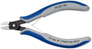 KNIPEX 79 02 125 Precision Electronics Diagonal Cutter with multi-component handles burnished 125 mm