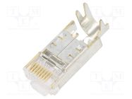 Connector: RJ45; plug; TM21P; PIN: 8; Cat: 5e; Layout: 8p8c; 6.6mm HIROSE