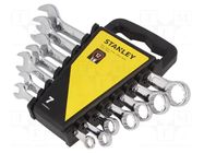 Wrench-set; combination spanner; 7pcs. STANLEY