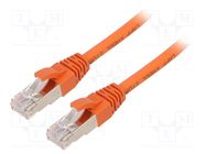 Patch cord; ETHERLINE® Cat.6a,S/FTP; 6a; stranded; Cu; LSZH; 10m 