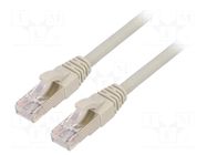 Patch cord; ETHERLINE® Cat.6a,S/FTP; 6a; stranded; Cu; LSZH; grey LAPP