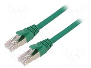 Patch cord; ETHERLINE® Cat.6a,S/FTP; 6a; stranded; Cu; LSZH; green LAPP