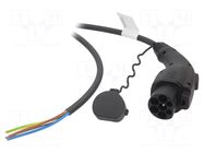 Cable: eMobility; 1x0.5mm2,3x6mm2; 250V; 8kW; IP44; single-phase HARTING