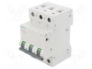 Circuit breaker; 230/400VAC; Inom: 20A; Poles: 3; Charact: C; 10kA SIEMENS