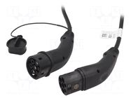 Cable: eMobility; 1x0.5mm2,3x6mm2; 250V; 7.2kW; IP44; single-phase HARTING