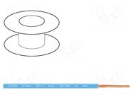 Wire; BiTOne,H07V-K; stranded; Cu; 10mm2; PVC; blue; 450V,750V; 100m BITNER