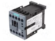 Contactor: 3-pole; NO x3; Auxiliary contacts: NO; 24VAC; 17A; 3RT20 SIEMENS