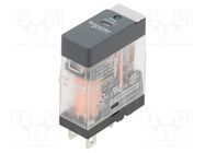 Relay: electromagnetic; SPDT; Ucoil: 230VAC; 10A; 10A/250VAC; RXG SCHNEIDER ELECTRIC