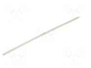 Insulating tube; silicone; natural; Øint: 1mm; Wall thick: 0.4mm SYNFLEX
