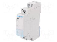 Contactor: 1-pole installation; 25A; 230VAC; NO; -10÷50°C HAGER