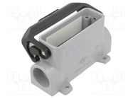 Enclosure: for HDC connectors; IL-BRID; size 66.16; high; M25 ILME